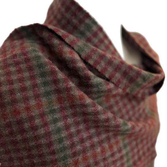 Saks Fifth Avenue Vintage Wool Plaid Scarf - - Picture 3 of 9